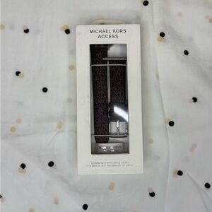 Michael Kors Brown Leather Watch Strap